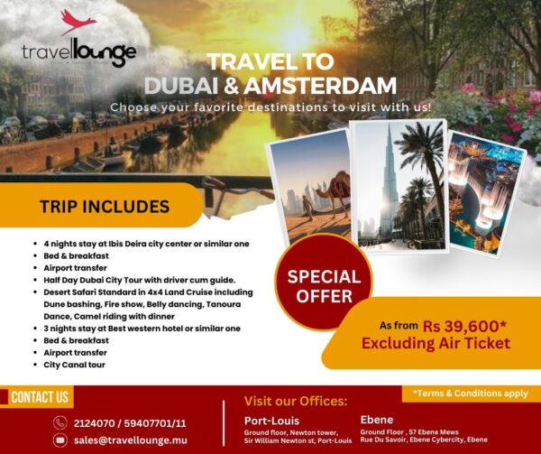 Dubai & Amsterdam Package