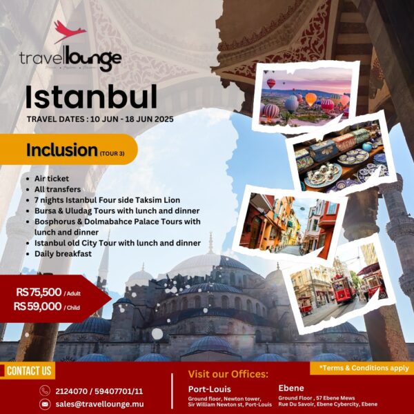 7 Nights Istanbul Package (Tour 3)